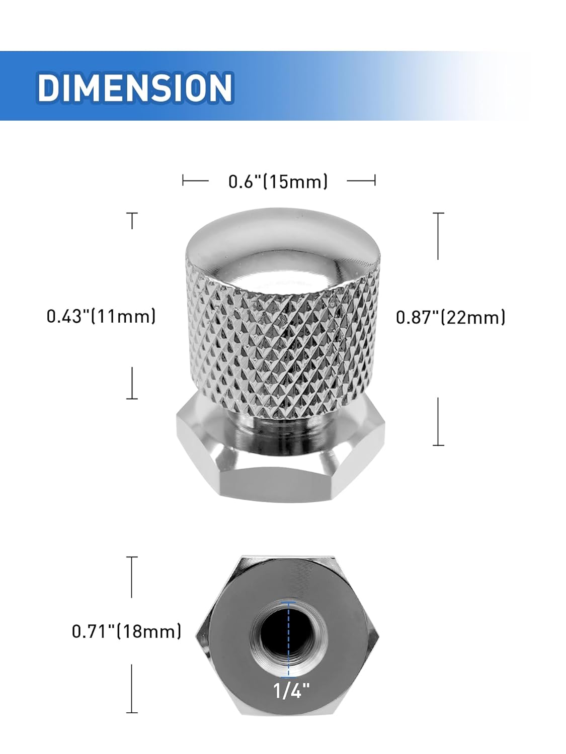 AILMOTO Chrome Solo Seat Nuts, Seat Mounting Nuts Compatible for Compatible for Harley Davidson 1997-2024 Touring Iron Heritage Street Glide Road Glide Road King Softail Low Profile