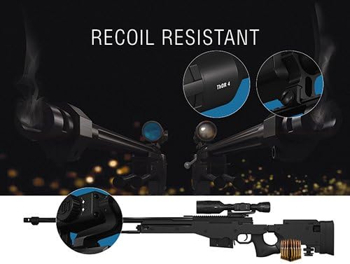 ATN Thor 4, Thermal Rifle Scope with Full HD Video rec, WiFi, GPS, Smooth Zoom and Smartphone Controlling Thru iOS or Android Apps