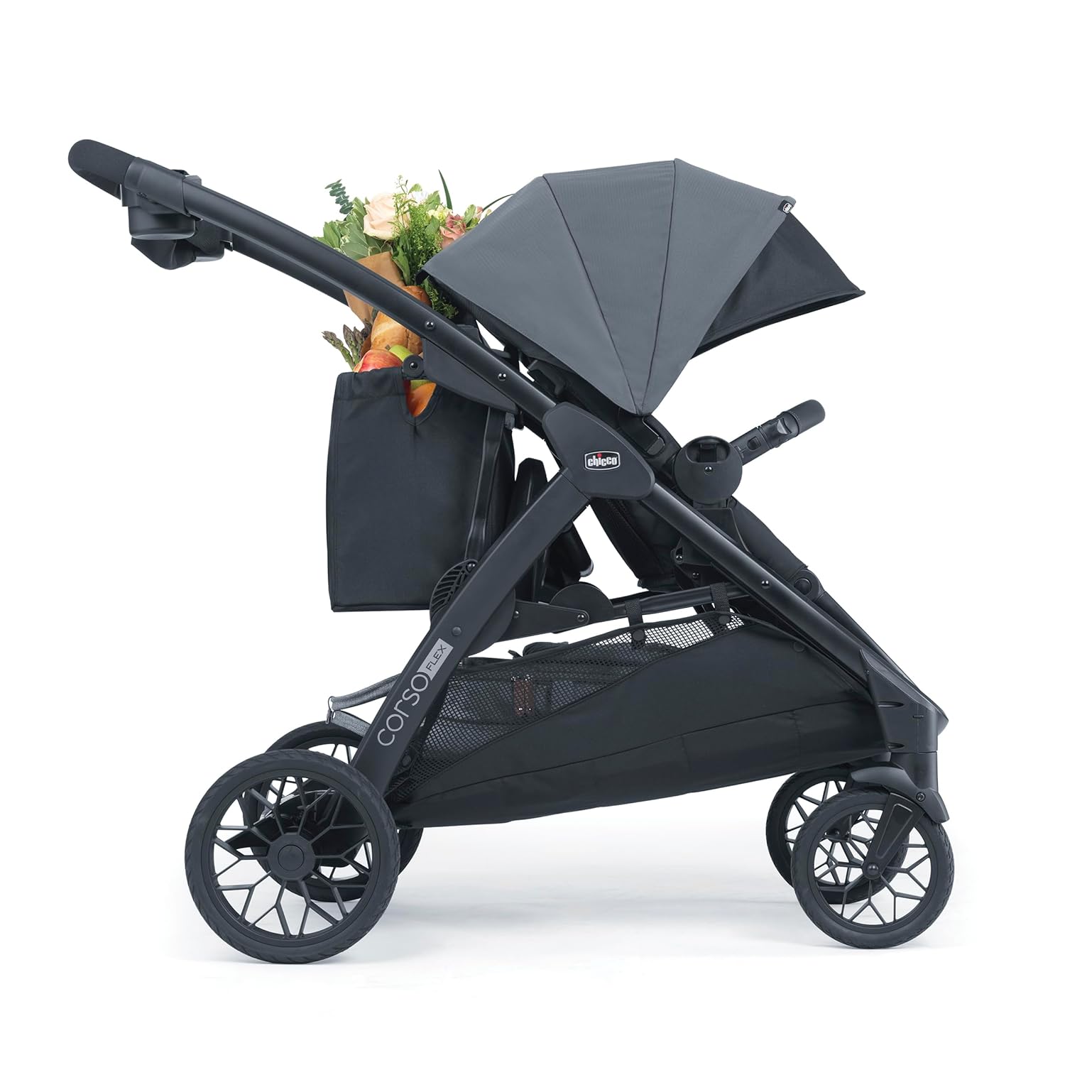 Chicco Corso Flex Convertible Stroller - Legend | Black