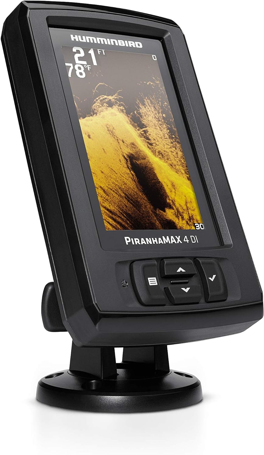 Humminbird 410160-1 PIRANHAMAX 4 DI (Down Imaging) Fish Finder, Black