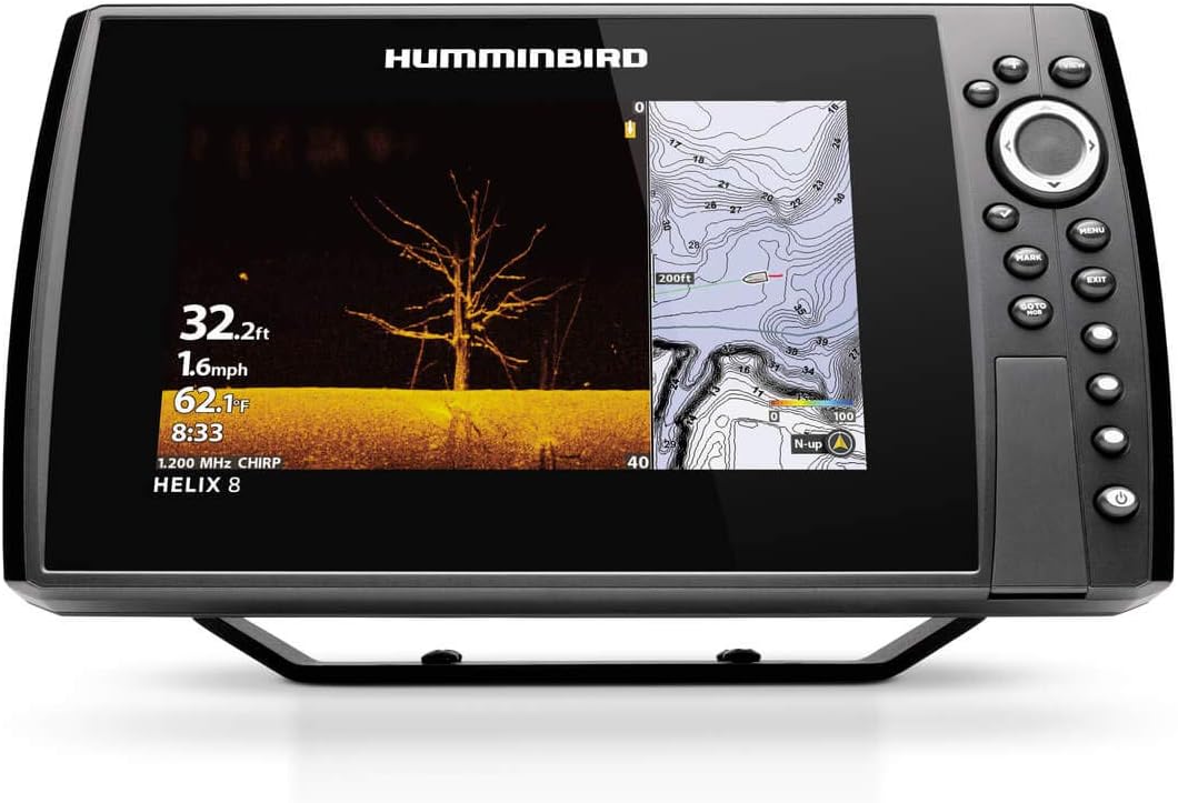 Humminbird 411340-1 Helix 8 Chirp MEGA DI GPS G4N Fish Finder