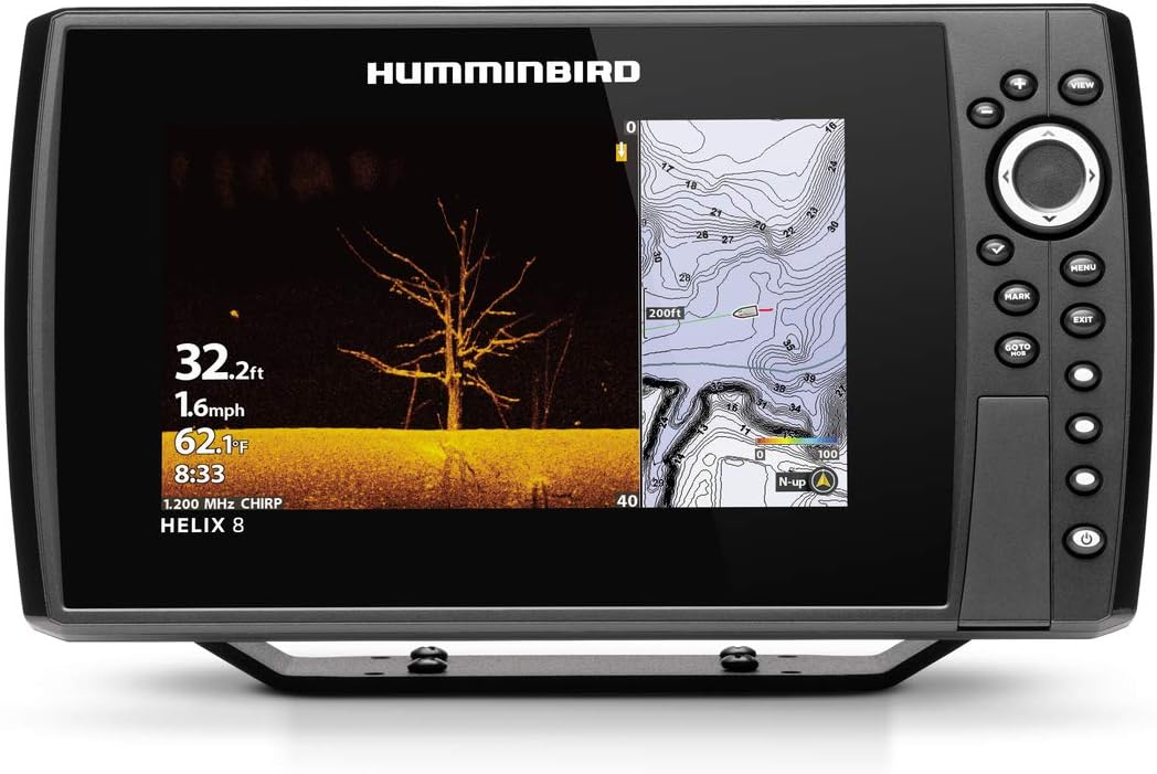 Humminbird 411340-1 Helix 8 Chirp MEGA DI GPS G4N Fish Finder