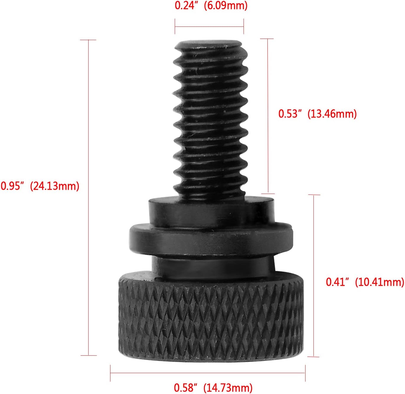 Kujunpao Steel Seat Bolt Screw Harley Seat Screw Compatible with Davidson 1996-2021,1PCS