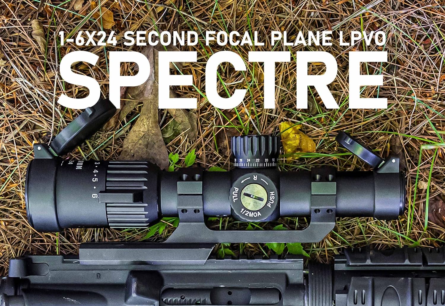 Monstrum Spectre 1-6x24 LPVO Rifle Scope