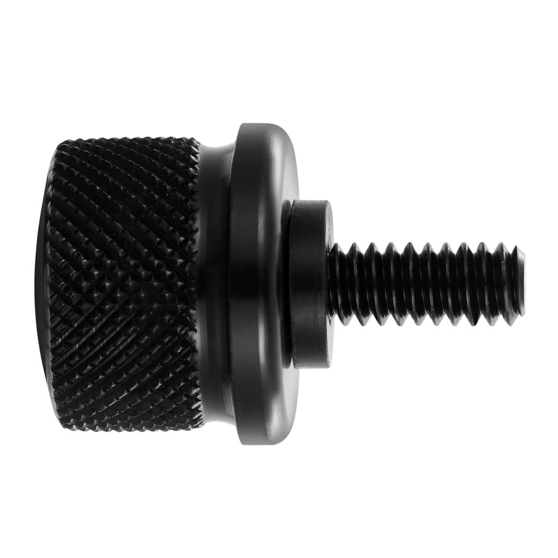 PBYMT Black Rear Fender Seat Bolt Tab Screw Compatible for Harley Davidson Softail Dyna Sportster Touring Street Glide Electra Road King 1997-2024