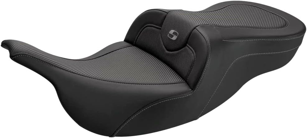 SADDLEMEN 0801-1344 897-07-185 Roadsofa Seat - Carbon Fiber FITS 1997-2007 HD TOURING MODELS