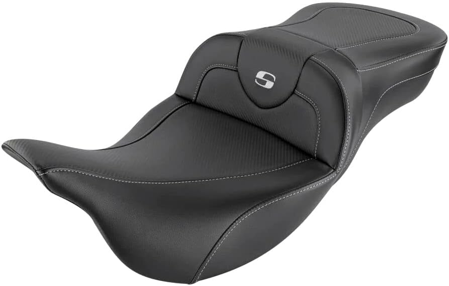 Saddlemen Road Sofa Seat For 08-20 HARLEY FLHX2 (Carbon Fiber/Extended Reach)