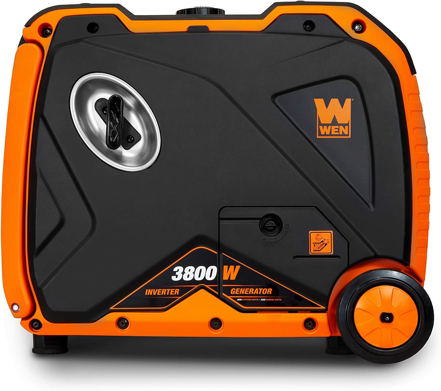 WEN 56380i Super Quiet 3800-Watt RV-Ready Portable Inverter Generator with Fuel Shut-Off and Electric Start