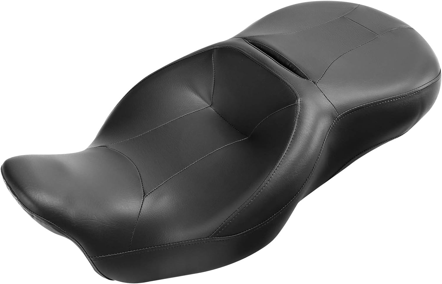 XMT-MOTO Hammock Rider and Passenger Seat fits for Harley Davidson Touring and Tri Glide models 2009-2023, for Road King Street Glide Road Glide Electra Glide models,Black