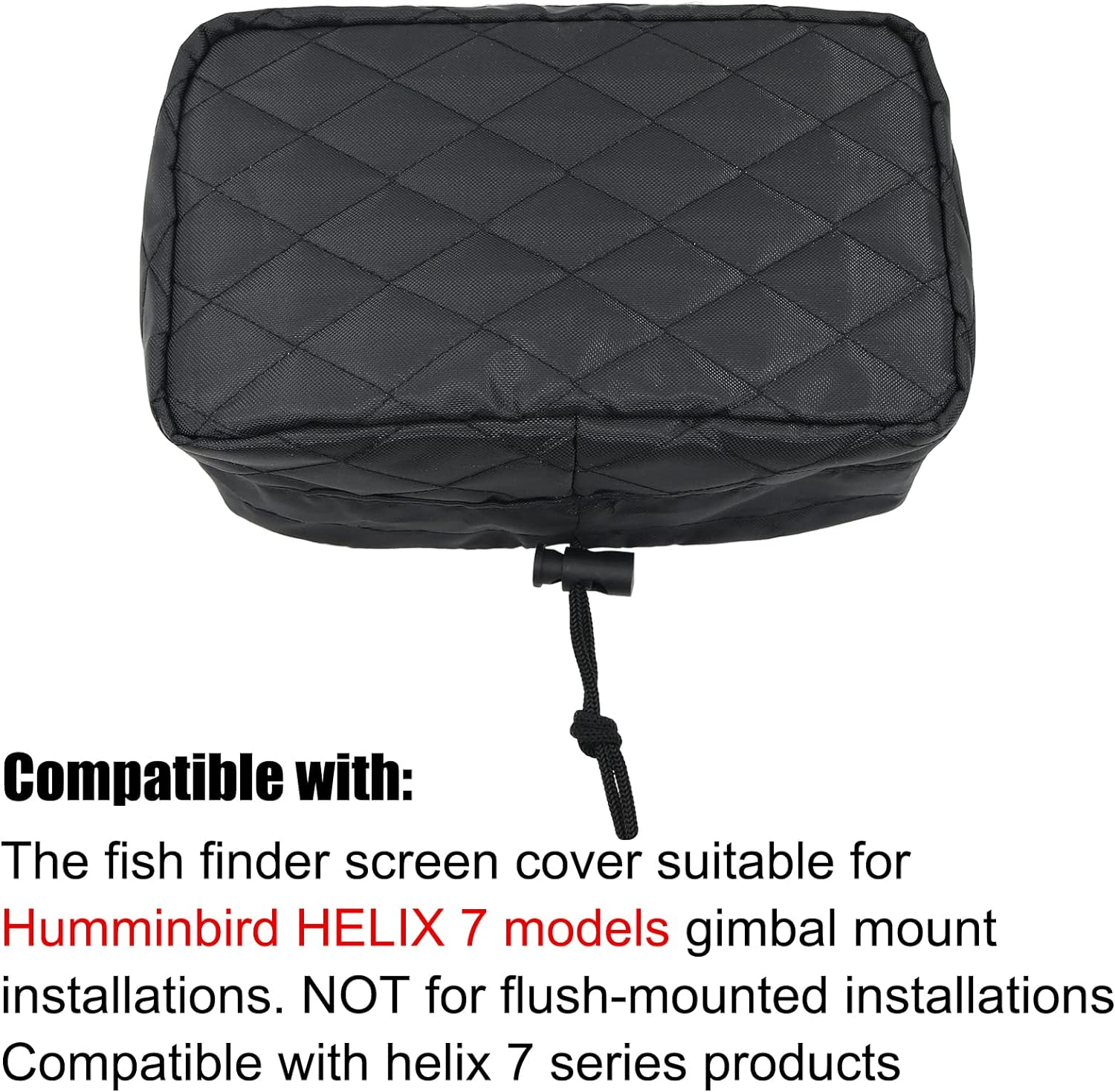 2 Pack Fish Finder Screen Cover for Compatible with Humminbird Helix 7 All Series with Drawstring Professional Protection for Screen from Sun Weather Damage