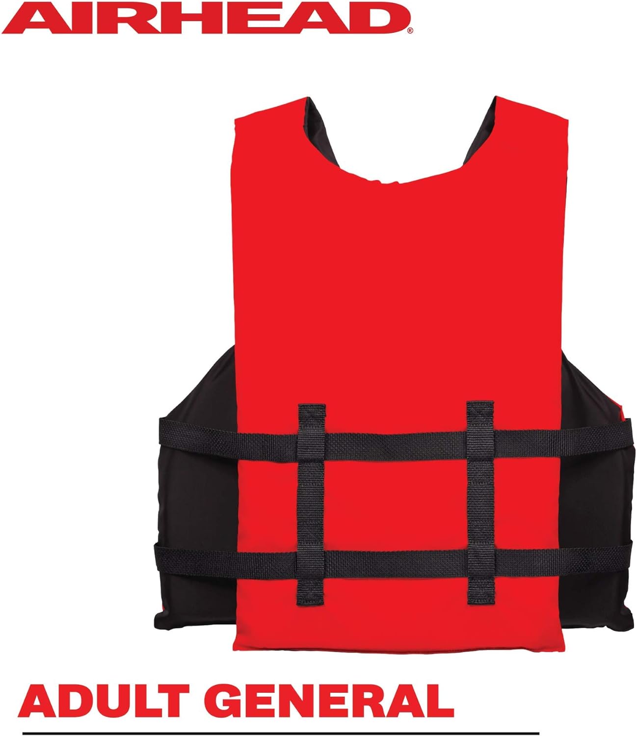 AIRHEAD General All Purpose Life Jacket, US Coast Guard Approved Type III Life Vest, Perfect for Boating and Personal Watercraft Use