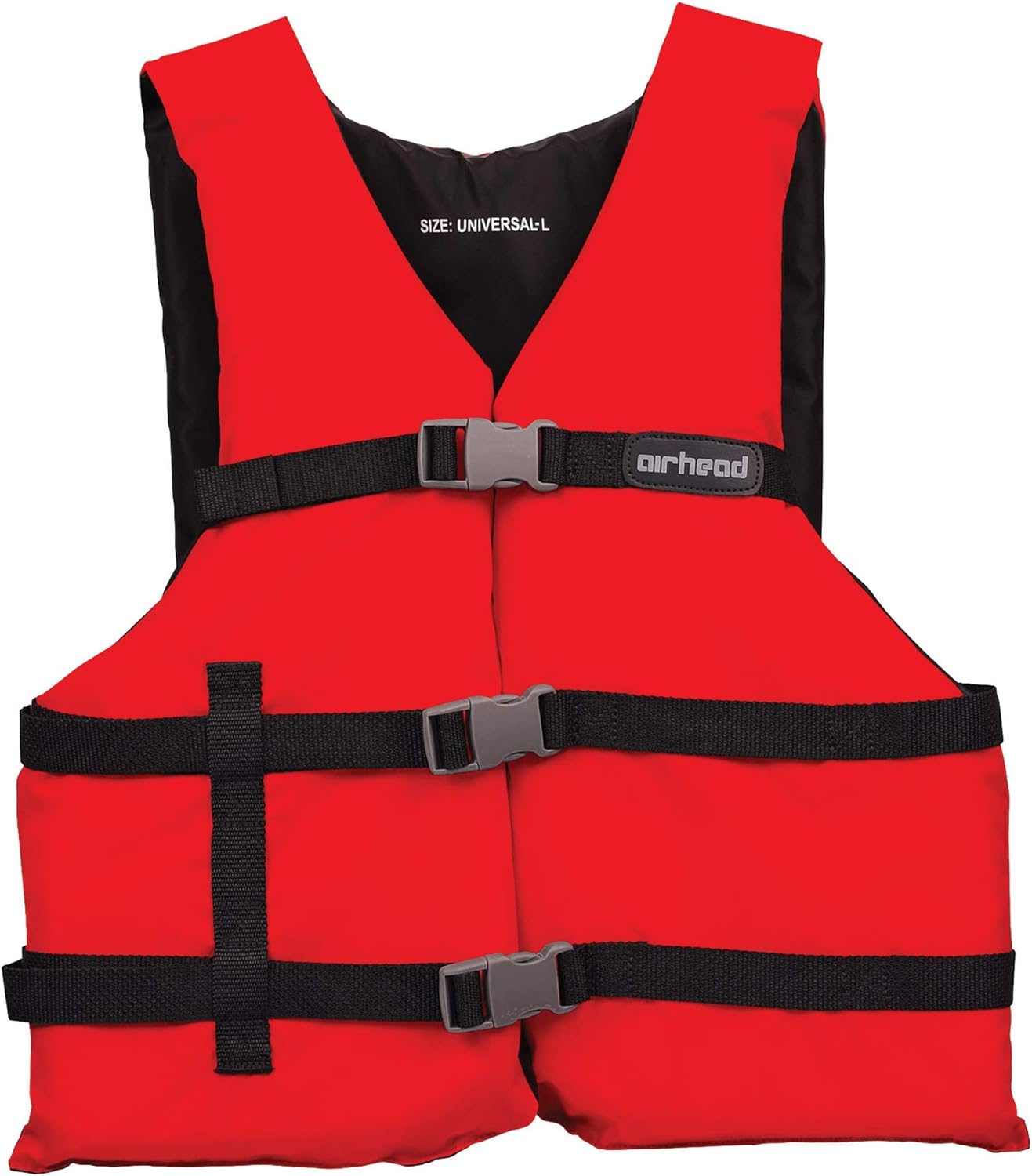 AIRHEAD General All Purpose Life Jacket, US Coast Guard Approved Type III Life Vest, Perfect for Boating and Personal Watercraft Use