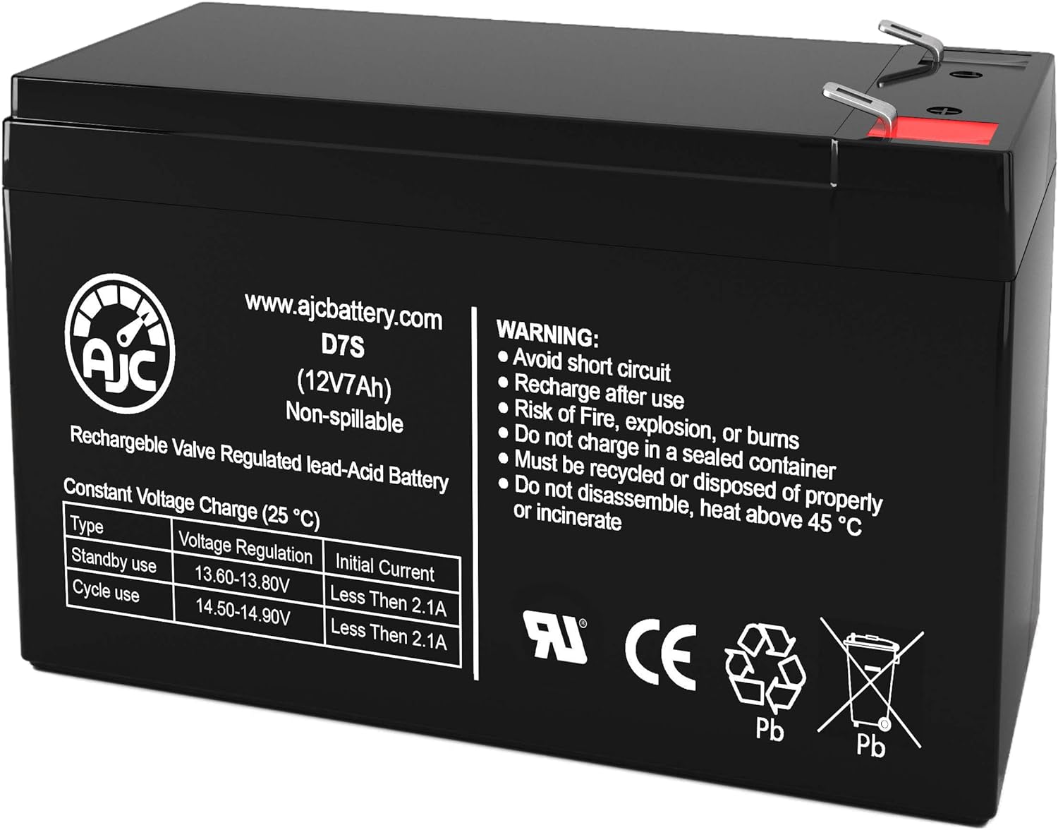 AJC Battery Compatible with Humminbird Ice 55 Fishing Locator 12V 7Ah Fish Finder Battery