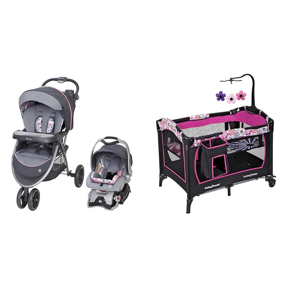 Baby Trend EZ Ride 35 Travel System, Doodle Dots