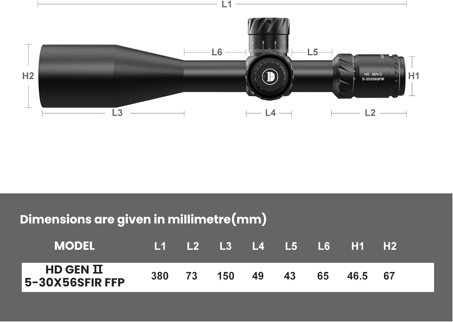 DISCOVERYOPT HD GEN-II 5-30x56 Rifle Optics, First Focal Plane, FFP Rifle Scope with Red Illuminated Reticle, Zero Stop 34mm Tube, Long Range RifleScopes for Hunting and Precision Shooting…