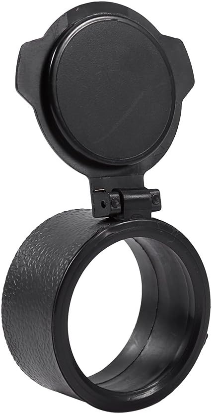 GOTICAL Hunting Scope Lens Cover Cap Rifle Rubberized Flip-Up Open Optic Scope Sight Accessories, Dustproof Scope Cover, Compatible with Eyepiece and Objective of Post