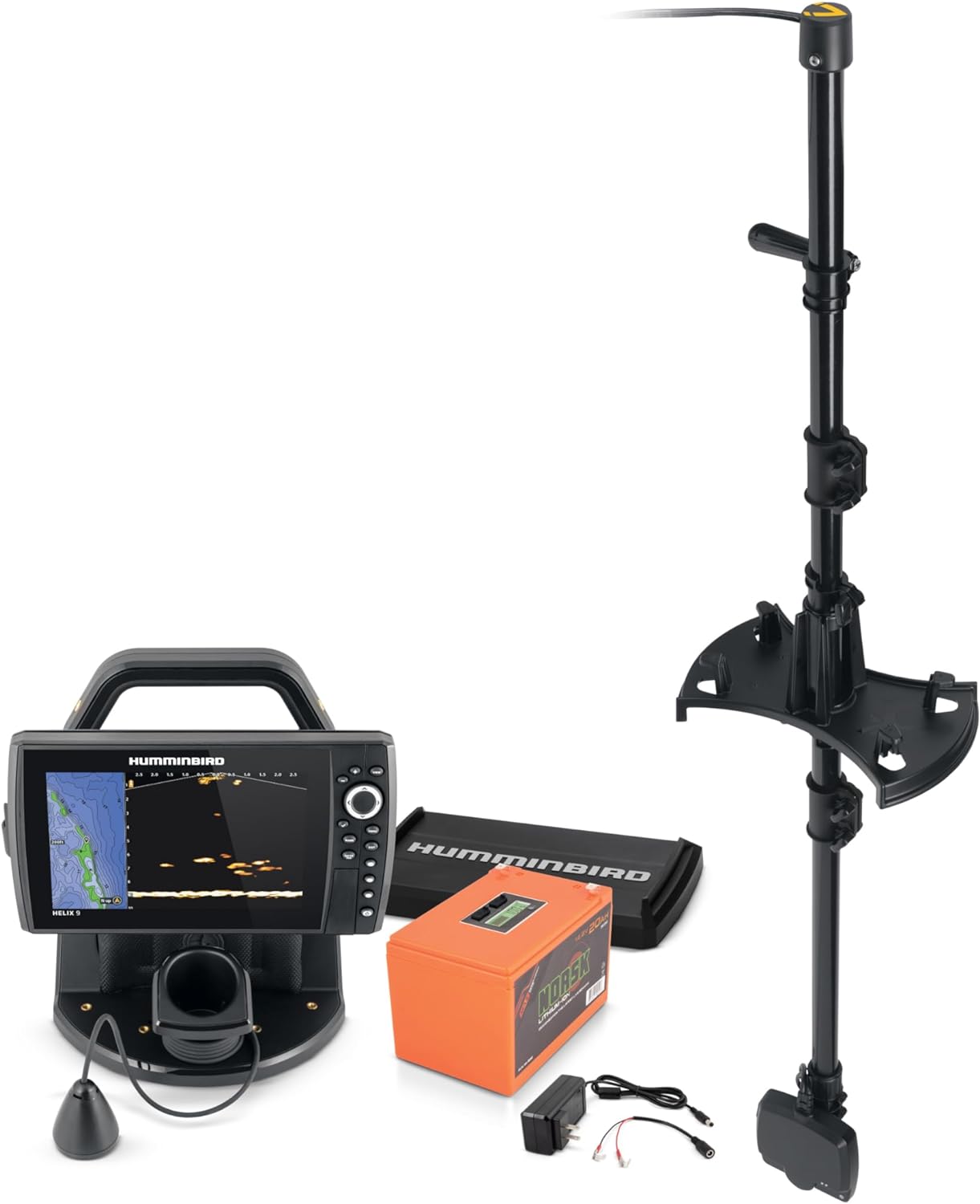 Humminbird 411870-1 ICE Helix 9 MSI+ GPS G4N MEGA Live Bundle