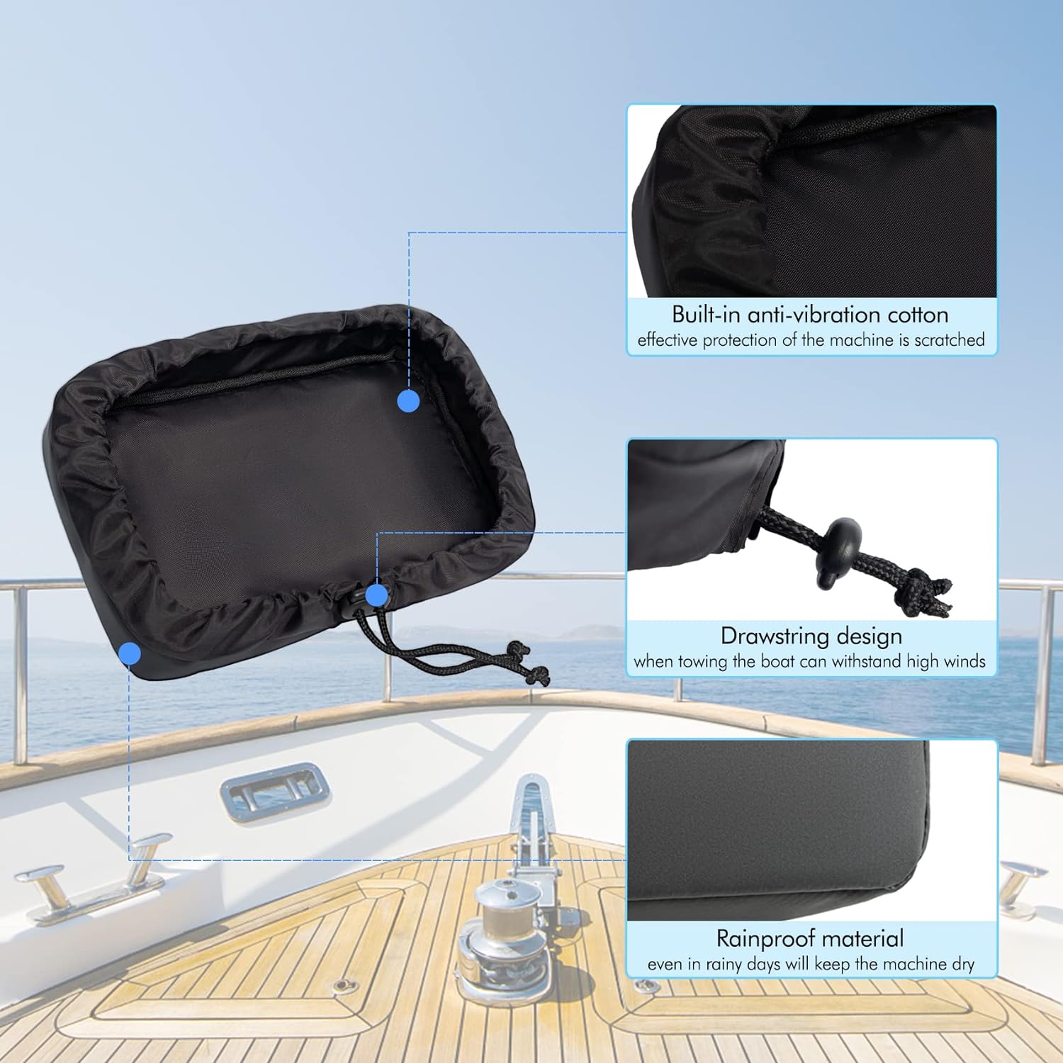 Humminbird Fish Finder Cover for Humminbird Helix 7/Helix 5 All Series, Rainproof, Sunproof and dustproof (Helix 5 Cover)