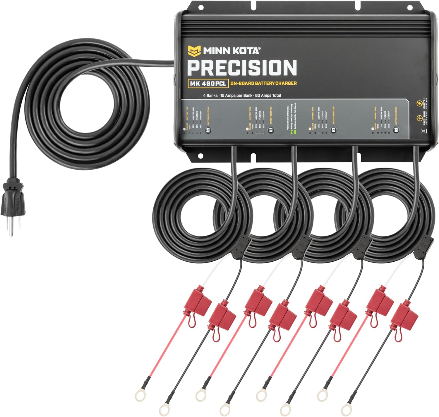 Minn Kota Precision Charger MK 460 PCL - 4 Bank x 15 Amp