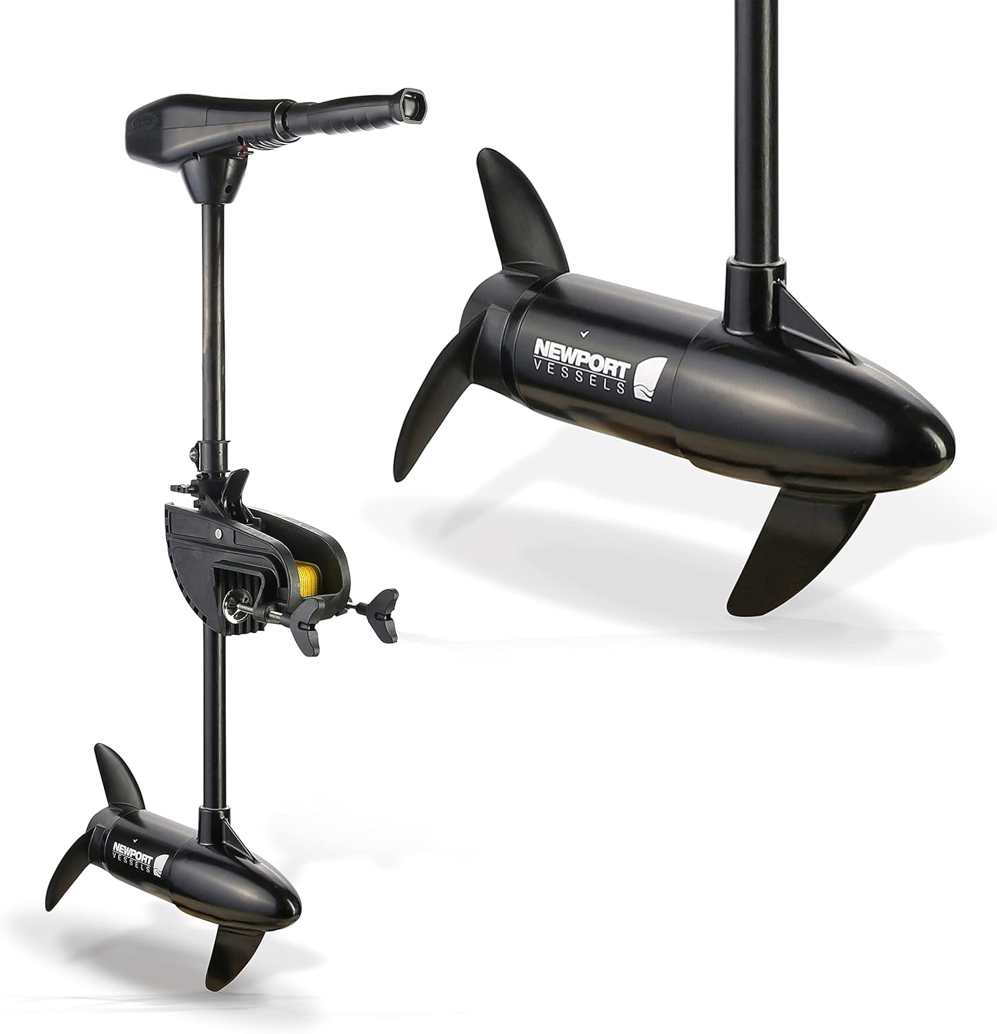 Newport NV-Series Thrust Saltwater Transom Mounted Trolling Electric Trolling Motor w/LED Battery Indicator