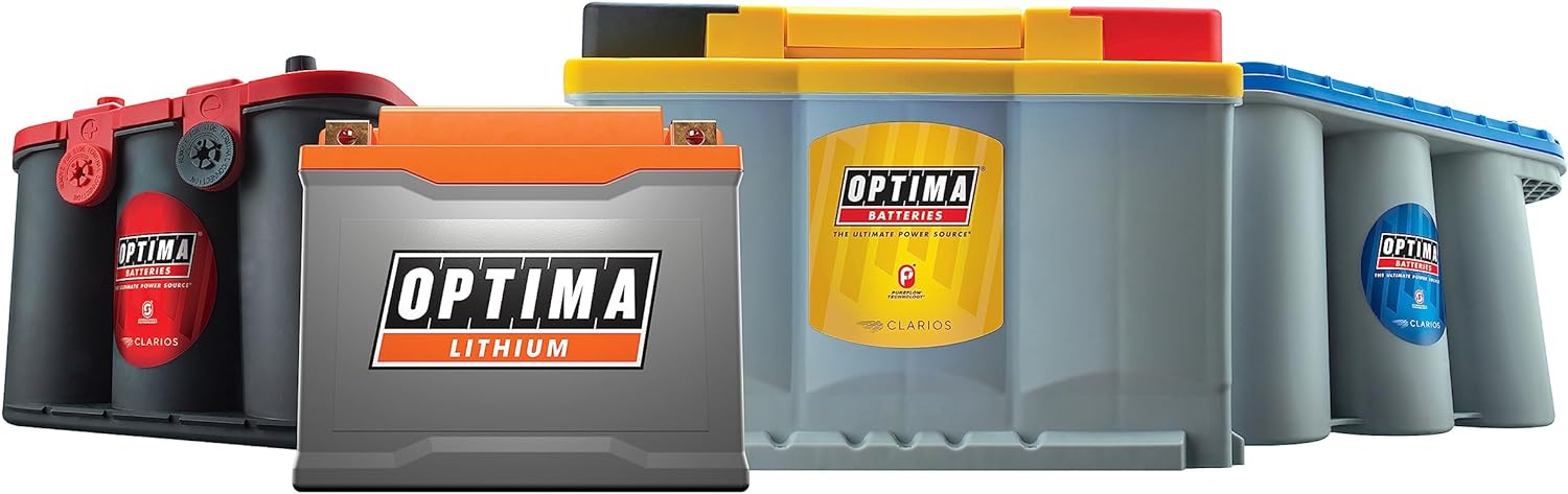 OPTIMA D200+ Battery Maintainer and Lithium Charger for 12 Volt Starting Batteries Including Lithium, AGM, Flooded and Powersports