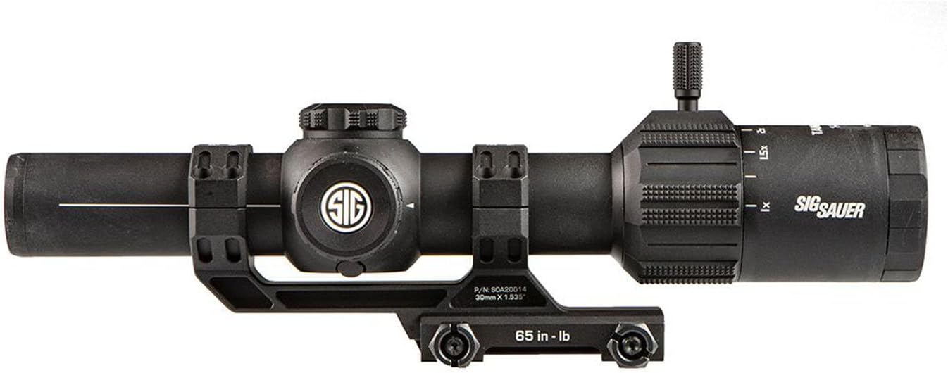 SIG SAUER Tango-MSR LPVO 1-6X24mm Waterproof Fog-Proof Rugged Tactical Hunting Scope | Illuminated MSR BDC-6 Reticle