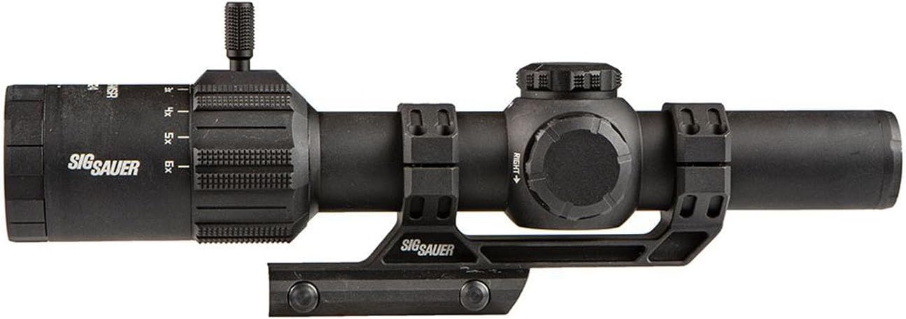 SIG SAUER Tango-MSR LPVO 1-6X24mm Waterproof Fog-Proof Rugged Tactical Hunting Scope | Illuminated MSR BDC-6 Reticle