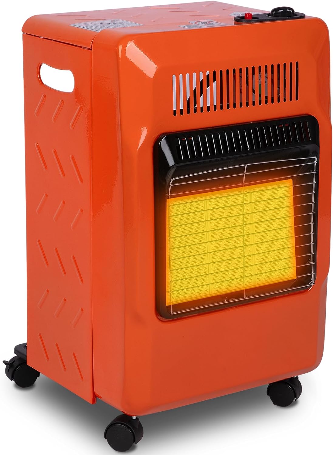 WELLUCK Propane Heater | Portable Patio Heater for Outdoor | LP Cabinet Gas Heater for Camping, Garages, Workshops  Construction Sites |18,000 BTU Warm Area up to 450 sq. ft, 3 Power Settings