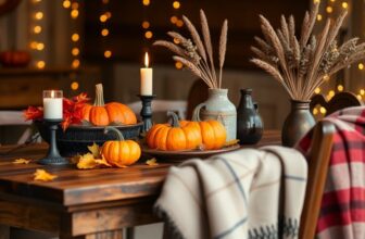 autumn themed decor and accessories