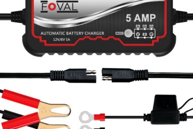 FOVAL 5A Smart Car Battery Charger Review