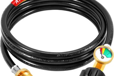 GasSaf 8FT Propane Hose Propane Adapter Hose 1lb to 20lb Connection Review