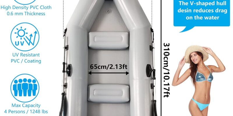 GZKYYLEGS 10 ft Dinghy Boats Review