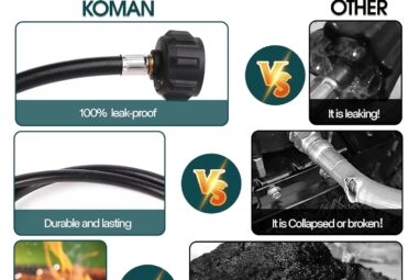 KOMAN 5FT Propane Adapter Hose Review