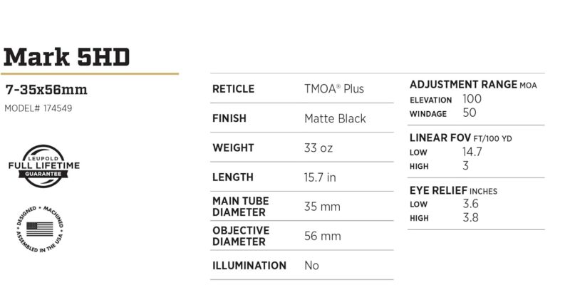 Leupold Mark 5HD Riflescope Review