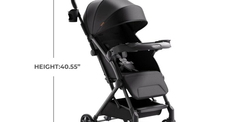 Mompush Lithe V2 Lightweight Stroller + Snack Tray Review