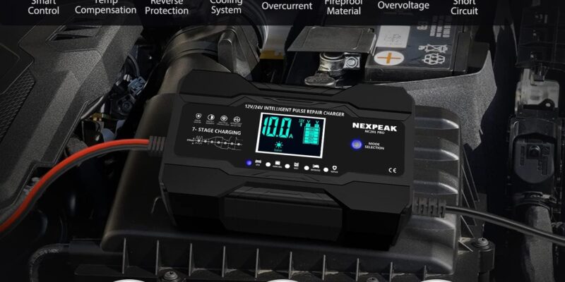 NEXPEAK 10-Amp Car Battery Charger Review