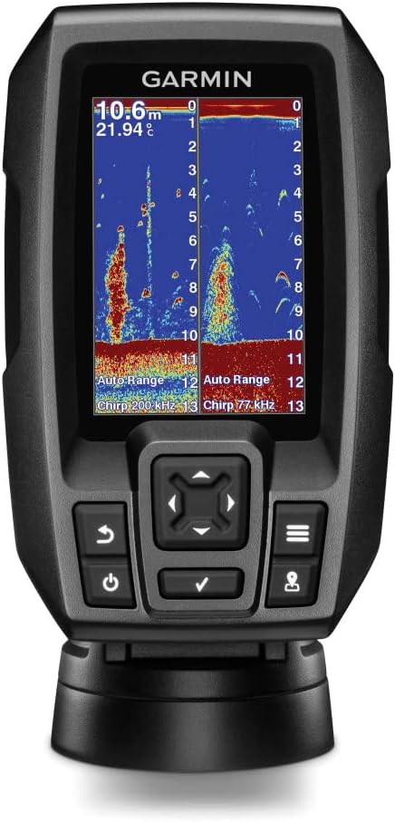 Garmin 010-01550-00 Striker 4 with Transducer, 3.5 GPS Fishfinder with Chirp - Our Top 10 Hummingbird Fish Finders Reviewed