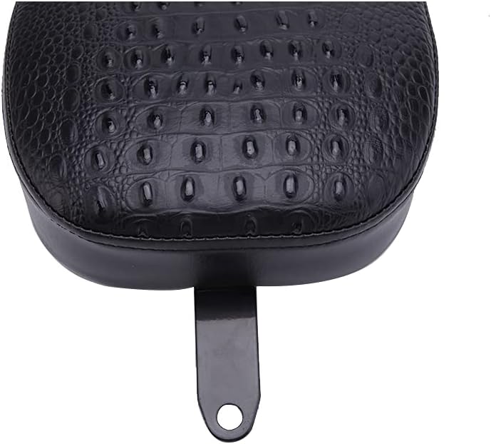DREAMIZER Motorcycle Front Driver Solo Seat+Rear Passenger Pillion Pad for Harley Sportster 48 72 Iron 883 XL883 Forty Eight XL1200 Seventy Two 1200, Crocodile Style Brown - DREAMIZER Motorcycle Front Driver Solo Seat Review