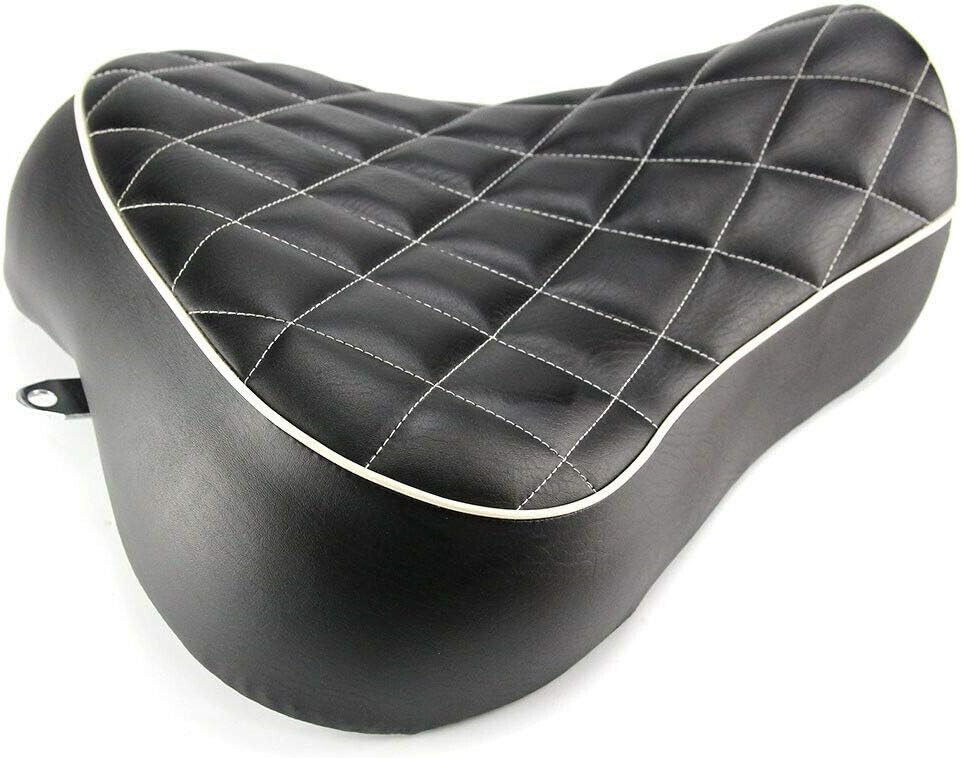 HIYOYO Motorcycle Black Wide Solo Driver Seat Soft Front Cushion Pillion Pad For Harley Sportster 883 1200 Forty Eight 1983-2003 - HIYOYO Motorcycle Seat Review