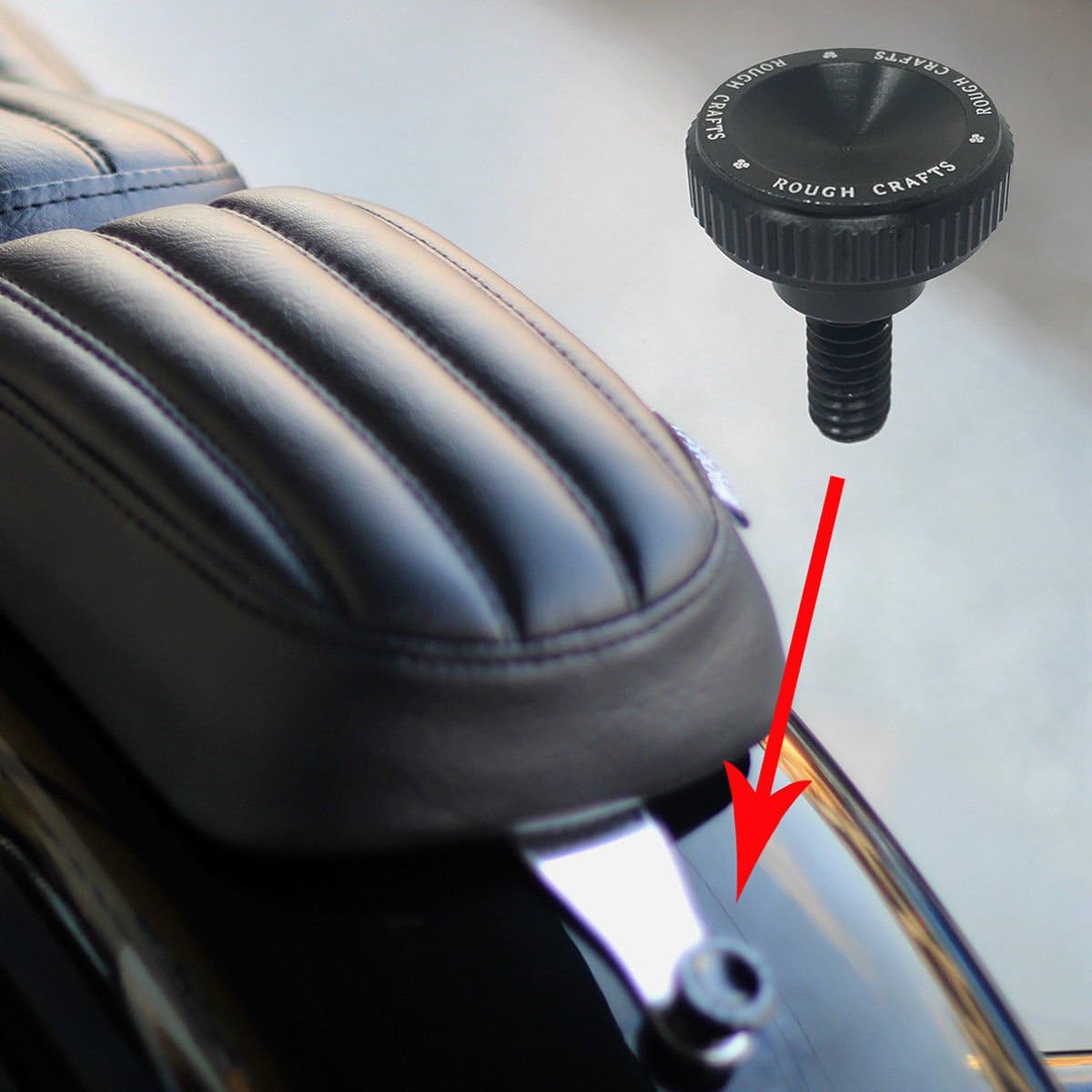 Seat Bolt for Harley Davidson - Black Billet Aluminum Hard Anodized Screw - Black Billet Aluminum Seat Bolt Review