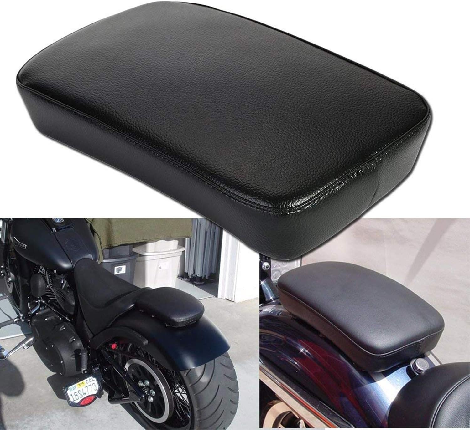 OSAN Leather Pillion Pad 6 Suction Cup Rear Passenger Seat for Harley Custom Bikes - OSAN Leather Pillion Pad Review