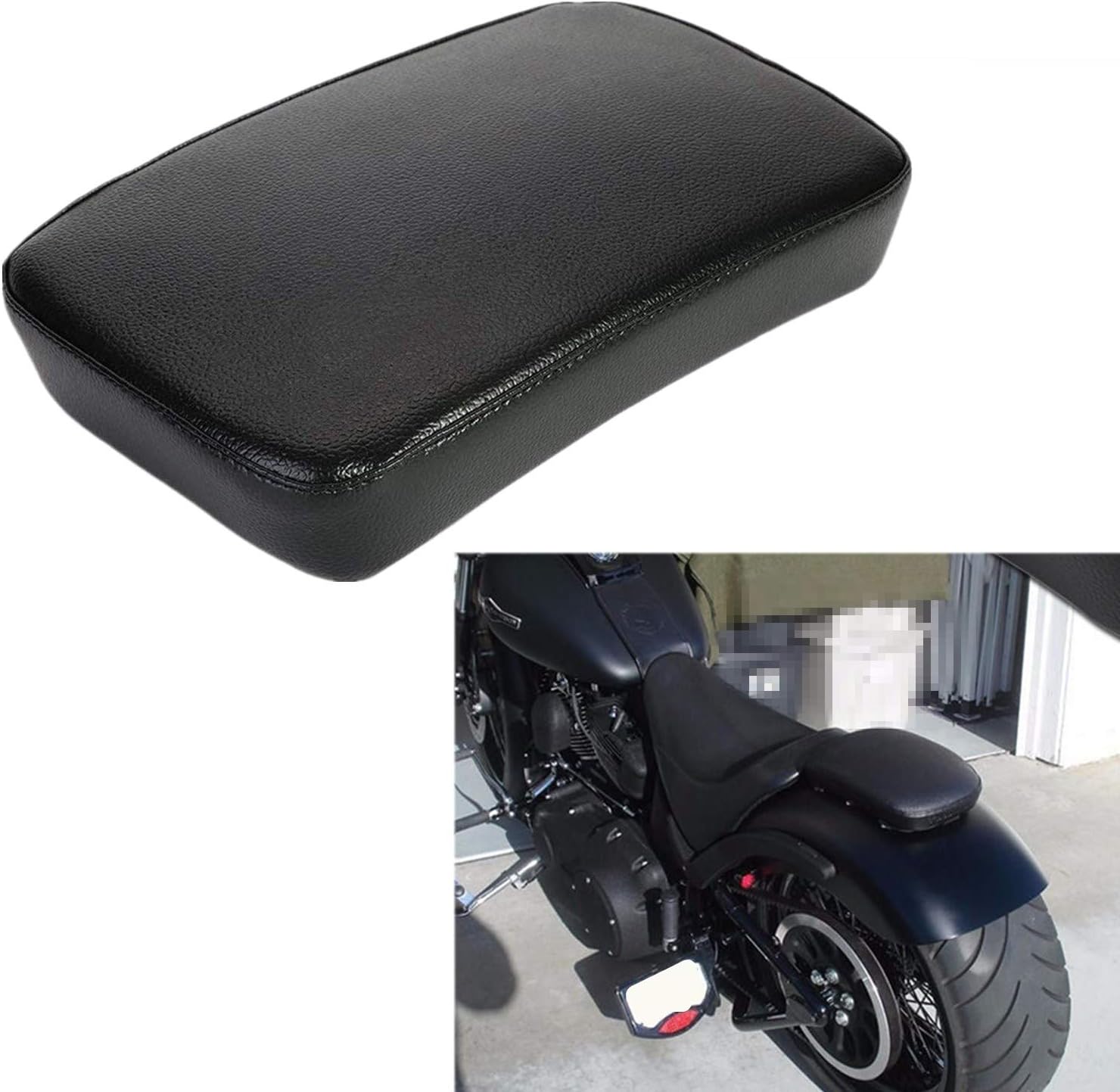 OSAN Leather Pillion Pad 6 Suction Cup Rear Passenger Seat for Harley Custom Bikes - OSAN Leather Pillion Pad Review