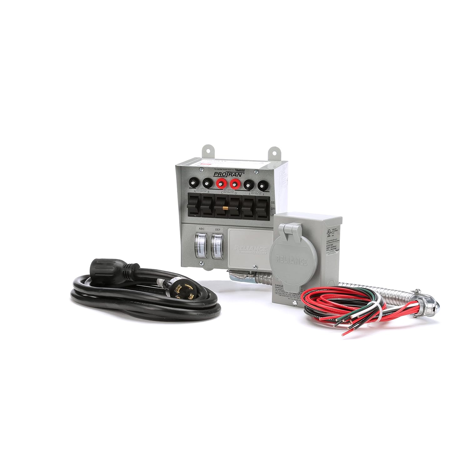 Reliance Controls 31410CRK Pro/Tran 10-Circuit 30 Amp Generator Transfer Switch Kit,Gray - Reliance Controls Transfer Switch Kit Review
