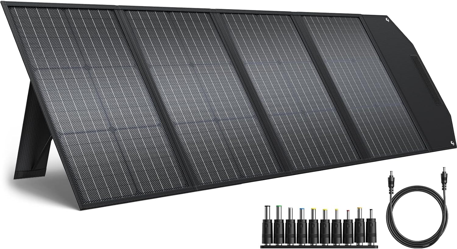 BROWEY Foldable Solar Panel 120W, IP68 Waterproof Portable Solar Panel Kit with QC 3.0 and USB-C Outputs, Adjustable Stand Foldable Solar Charger for Outdoor RV Camping Van Off-Grid Solar Backup - BROWEY 120W Solar Panel Review