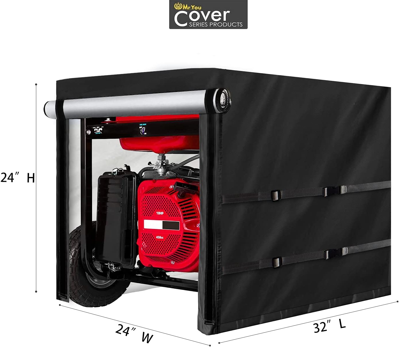 Mr.You Generator Cover Universal Generator Cover fit for Most Generators 5500-15000 Watt Heavy Duty Resistant Storage Cover (Gray) - Mr.You Generator Cover Review