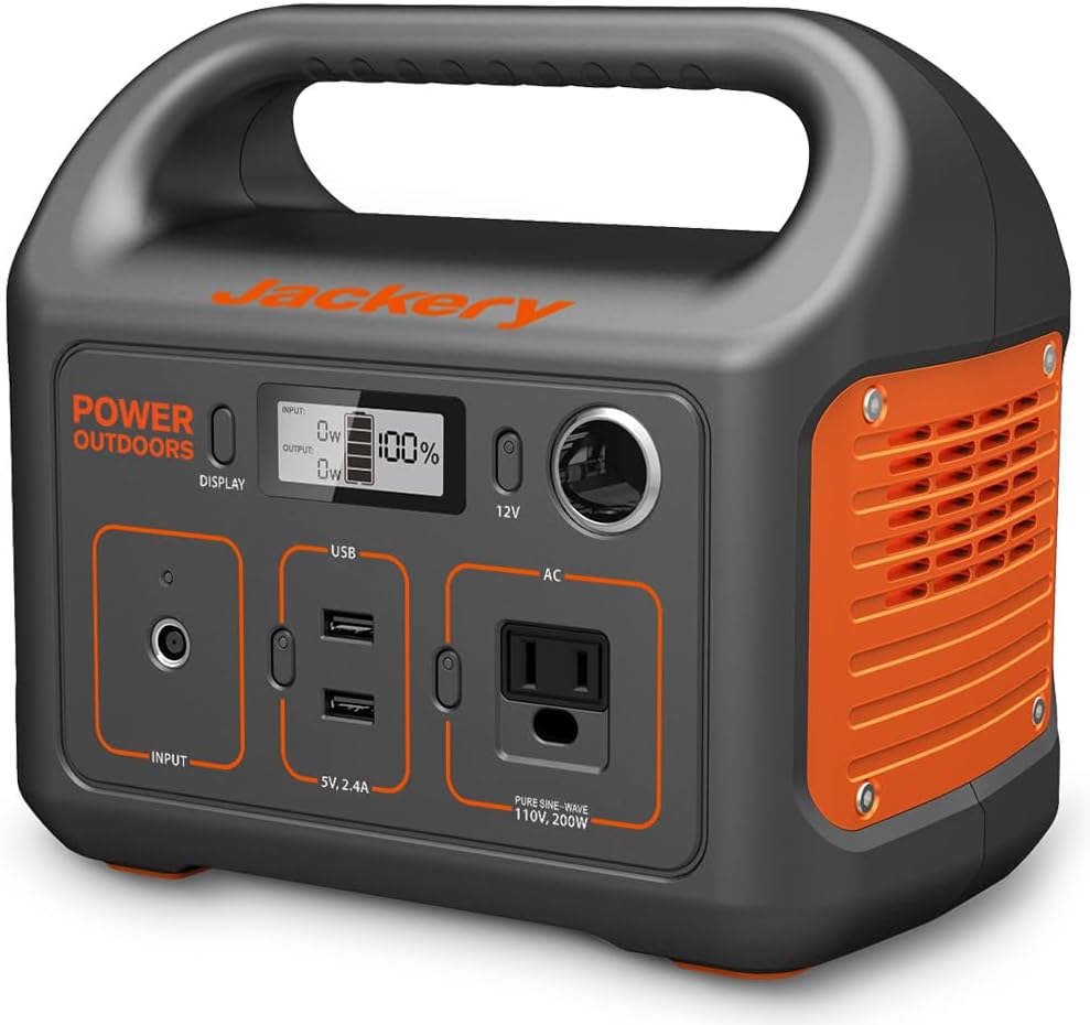 Jackery Portable Power Station Explorer 290, 290Wh Backup Lithium Battery, 110V/200W Pure Sine Wave AC Outlet, Solar Generator (Solar Panel Not Included) for Outdoors Camping Travel(Renewed) - Jackery Portable Power Station Explorer 290 Review