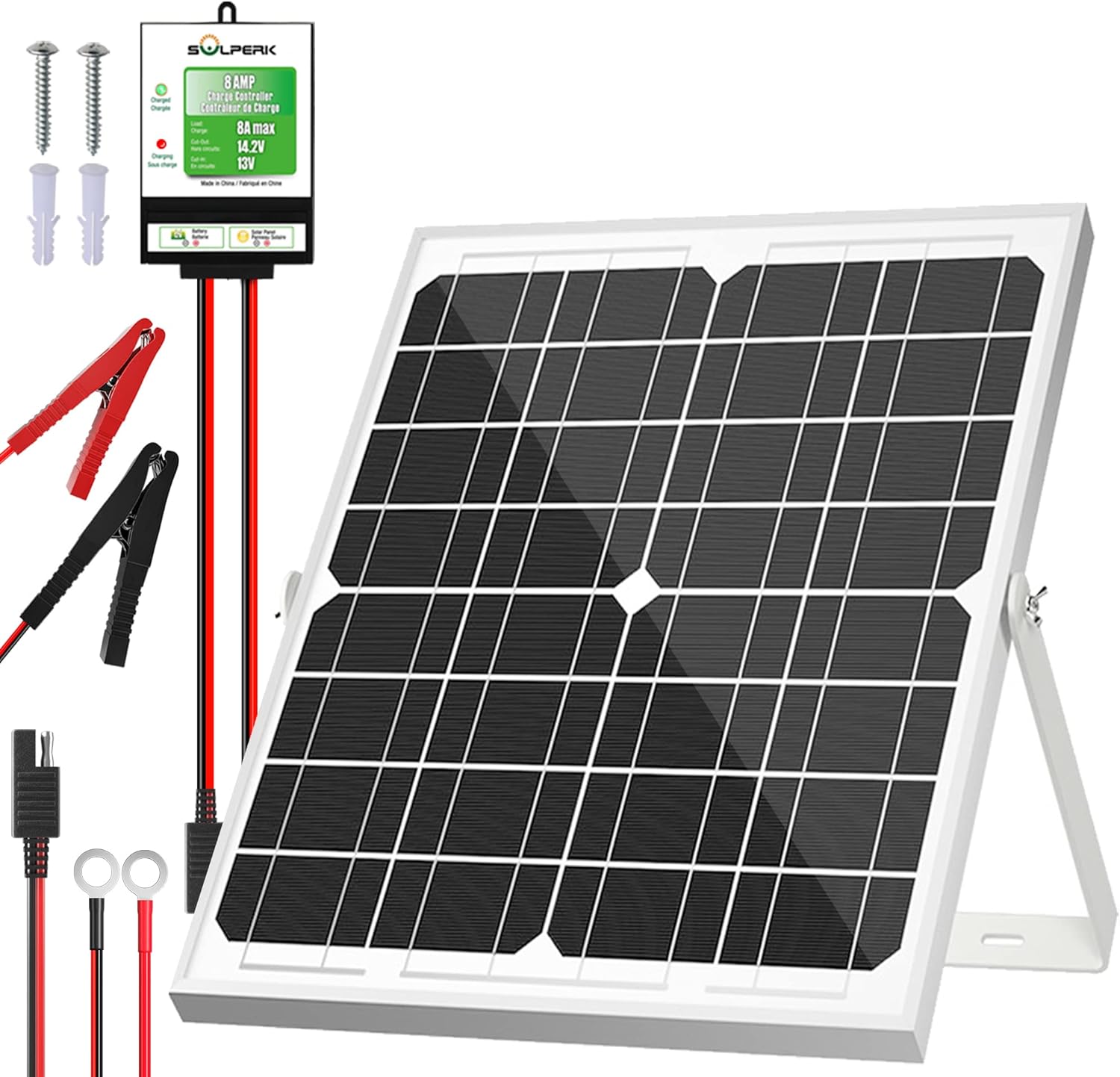 SOLPERK Solar Panel Kit 20W 12V Review