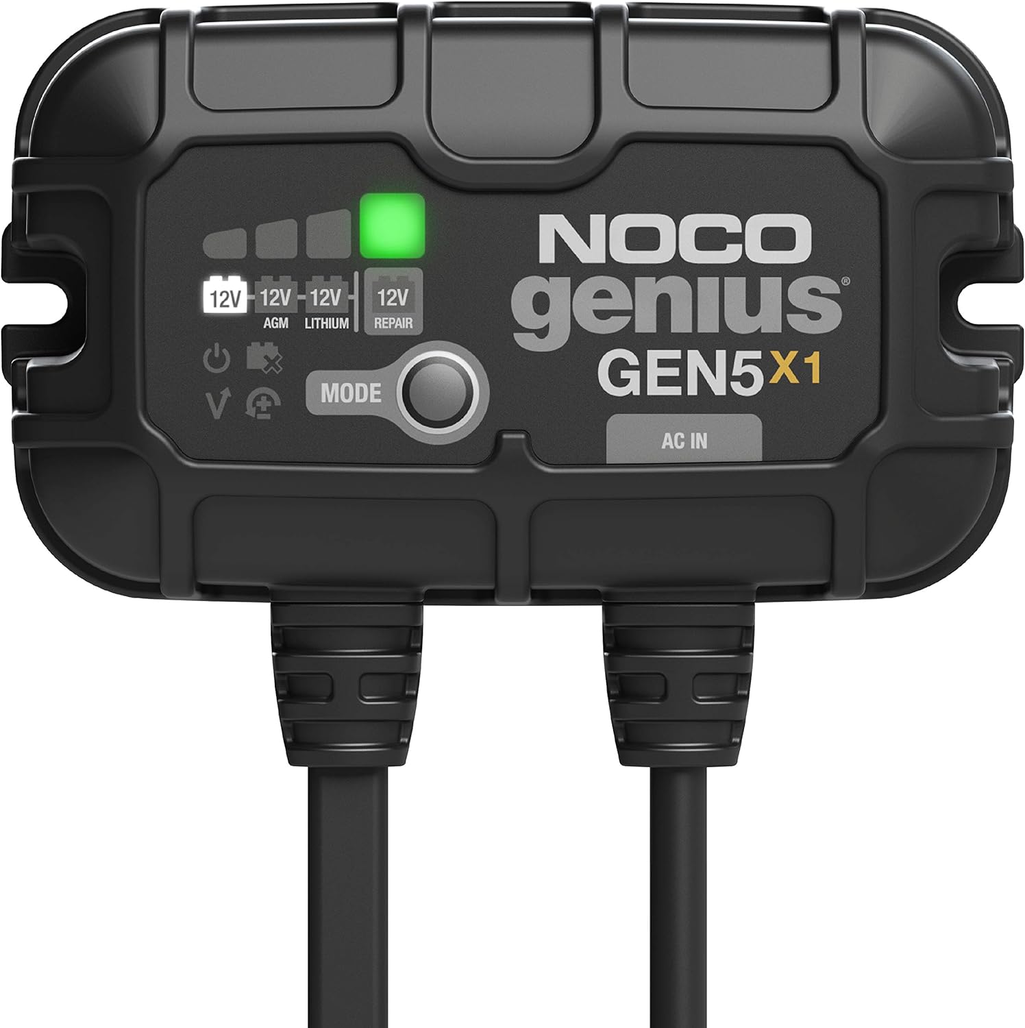 NOCO Genius GEN5X1, 1-Bank, 5A (5A/Bank) Smart Marine Battery Charger, 12V Waterproof Onboard Boat Charger, Maintainer and Desulfator for AGM, Lithium (LiFePO4) and Deep-Cycle Batteries - NOCO Genius GEN5X1 Battery Charger Review