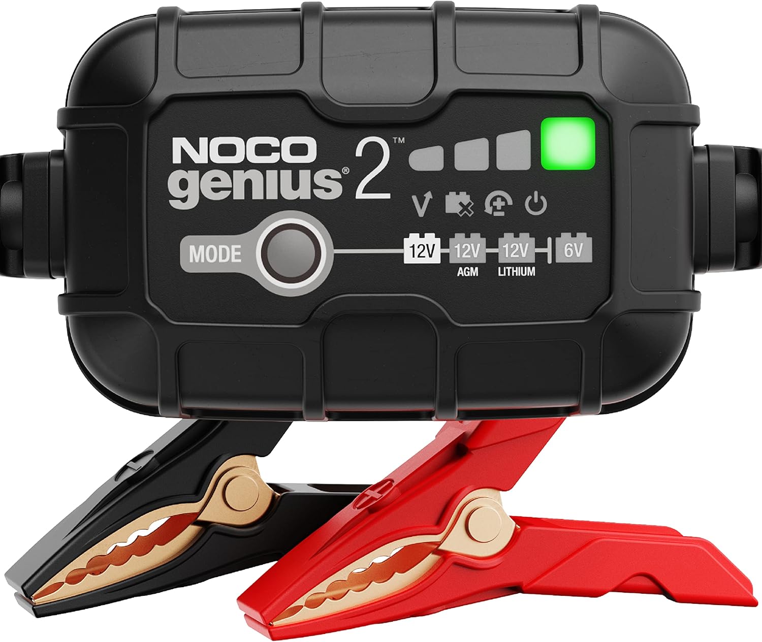 NOCO GENIUS2, 2A Smart Car Battery Charger, 6V and 12V Automotive Charger, Battery Maintainer, Trickle Charger, Float Charger and Desulfator for Motorcycle, ATV, Lithium and Deep Cycle Batteries - NOCO GENIUS2 Battery Charger Review