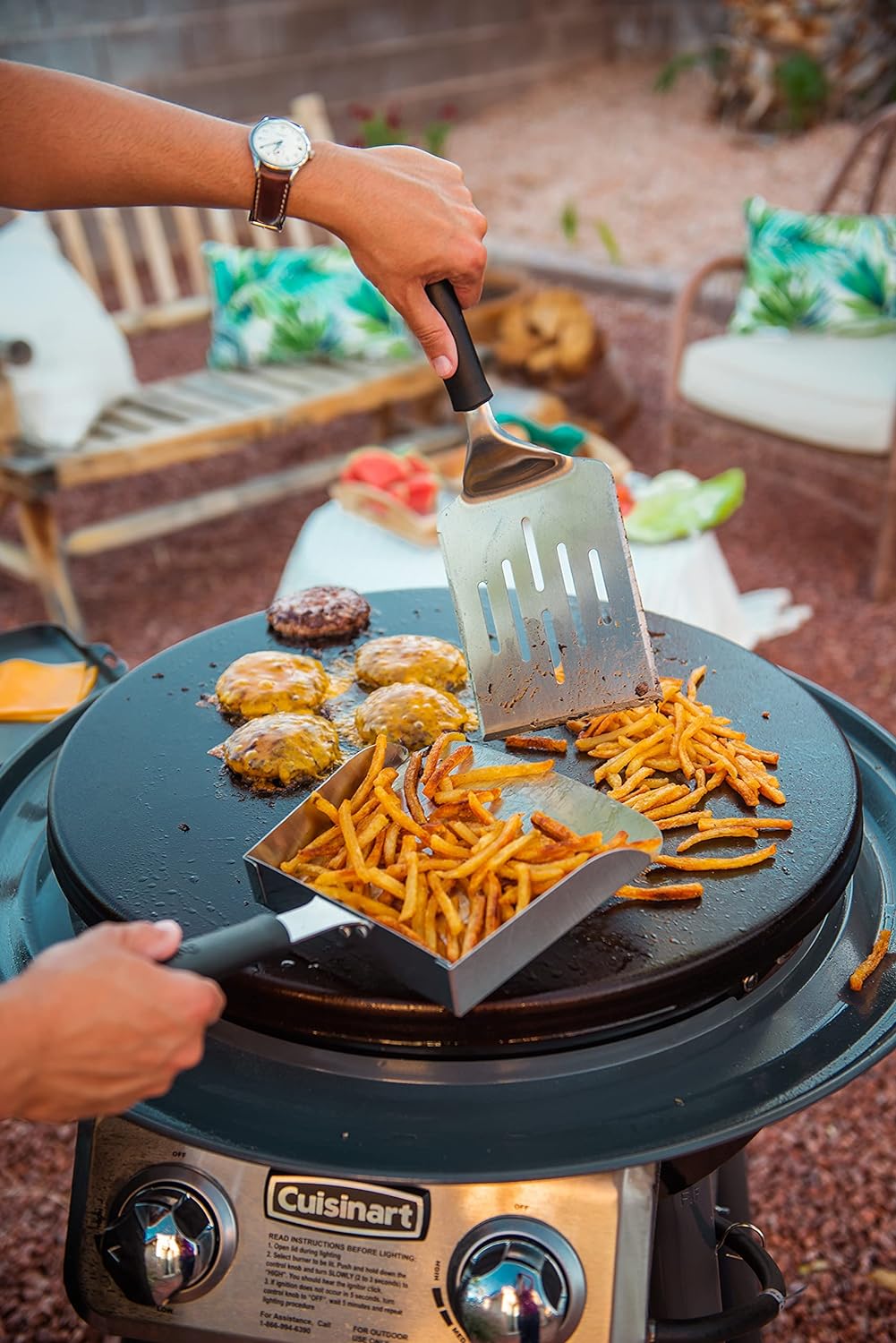Cuisinart CGG-888 Outdoor Stainless Steel Lid, 360° Griddle Cooking Center - Cuisinart CGG-888 Griddle Cooking Center Review